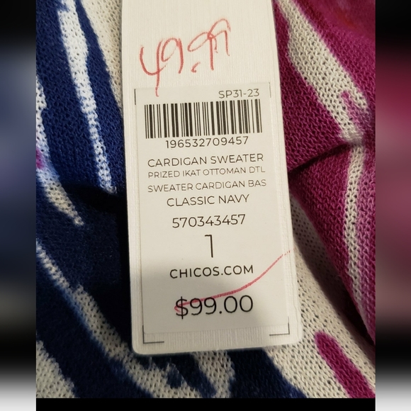 Chico's Open Cardigan - Picture 4 of 8